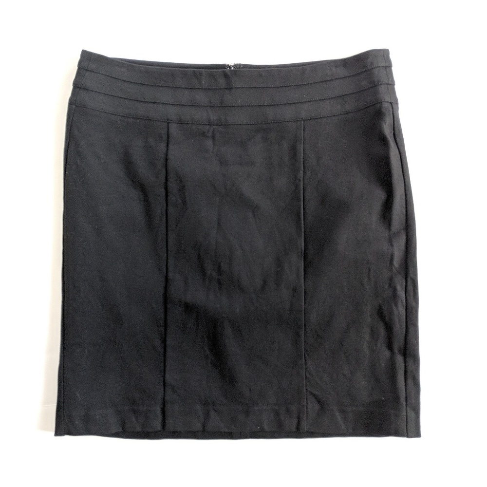 CAbi Ponte Basic Black Knit Pencil Skirt, 10